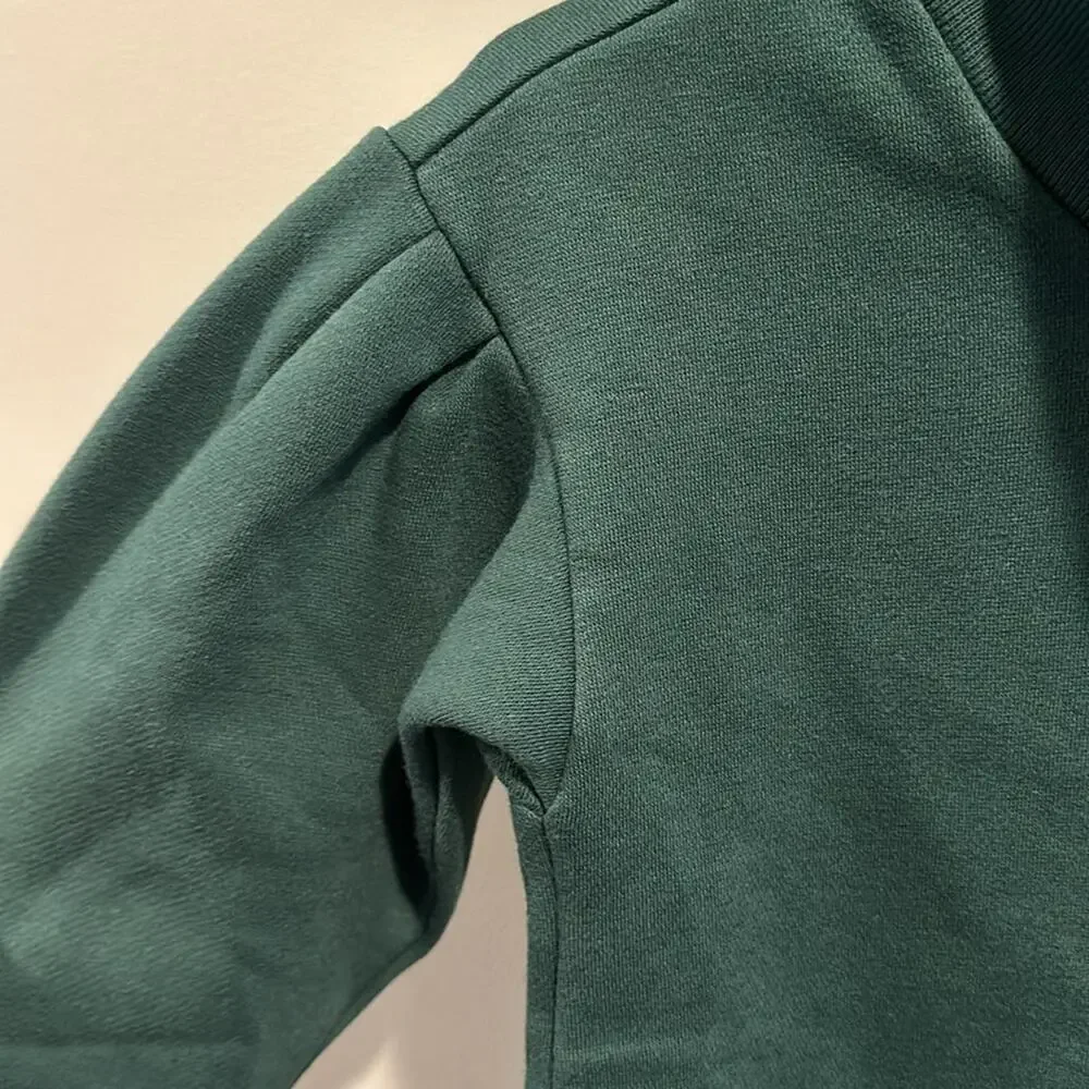 babyGAP 3T Green Mockneck Sweatshirt‎ Dress